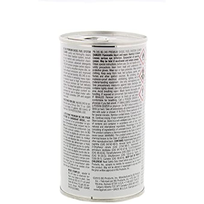 بي جي منظف نظام وقود الديزل BG 245 - 11 أونصة - Image 2